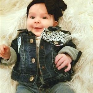 Baby girl 3-6 jean jacket